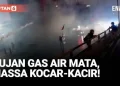Mencekam Di Fly Over Senen, Massa Kocar-Kacir Akibat Gas Air Mata