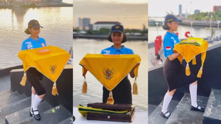 Profil Aliah Sakira: Putri Sulawesi Selatan Pembawa Baki dalam Upacara Penurunan Bendera