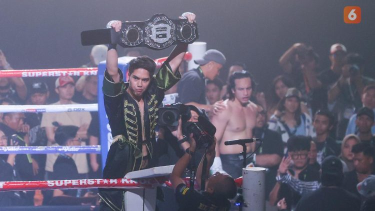 El Rumi Raih Sabuk ICB Setelah Kemenangan Melawan Jefri Nichol di Superstar Knockout Vol.3