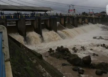 Kondisi Terkini Bendung Katulampa Usai Hujan Deras di Bogor Selama Dua Hari