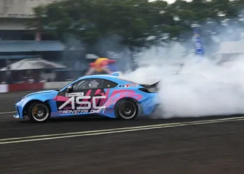 Drifter Muda Tampil Keren di Kejurnas Drift Seri 2