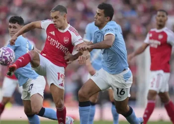 Hasil Liga Inggris Arsenal dan Manchester City: Gabriel Martinelli Selamatkan Tim London