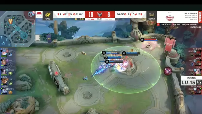 Hasil MPL ID S16 Pekan 5 Onic Masih Tak Terkalahkan Alter Ego Kejutkan Papan Atas