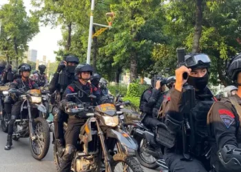 Patroli Skala Besar Polda Metro Jaya dengan Ratusan Polisi Keliling Jakarta