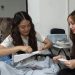 Pemain Sinetron Cinta Sedalam Rindu Esta Pramita dan Alessia Borriello Tantangan Bikin Origami