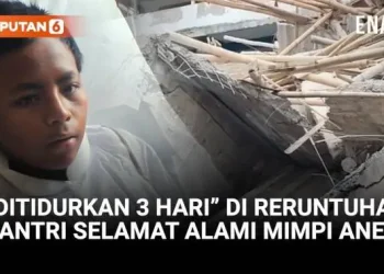 Santri Mengaku Tidur 3 Hari dalam Reruntuhan Setelah Selamat dari Bencana