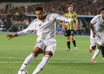 Kairat vs Real Madrid: Kylian Mbappe Cetak Hattrick, Los Blancos Rayakan Gol di Kazakhstan