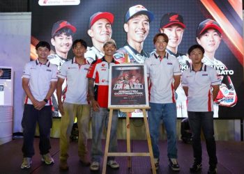 Mitra Bengkel dan Pembalap Idemitsu Honda Team Asia Menjelang MotoGP Mandalika