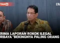 Terima Laporan Rakyat tentang Rokok Ilegal, Purbaya: Ada Orang Cukai di Baliknya!