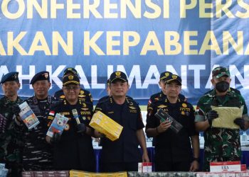 Penindakan Bea Cukai Kalimantan Barat Sebanyak 437 Kali dengan Nilai Tertentu