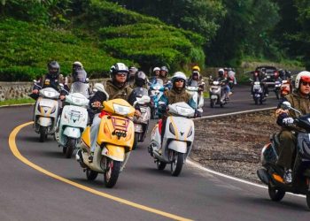 Cara TVS Dukung Komunitas Motor Kalcer