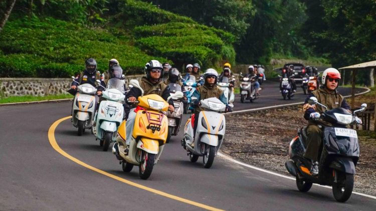 Cara TVS Dukung Komunitas Motor Kalcer