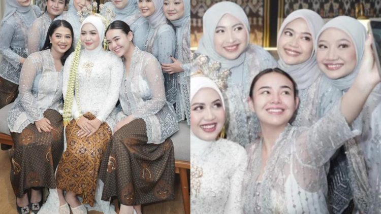 Model Kebaya Brokat Simpel untuk Bridesmaid, Tampil Sederhana dengan Makeup Natural