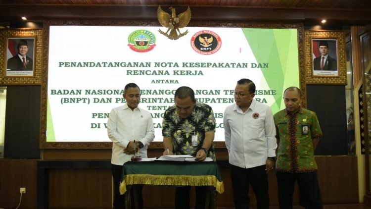 Nota Kesepahaman BNPT dan Pemkab Blora untuk Cegah Radikalisasi