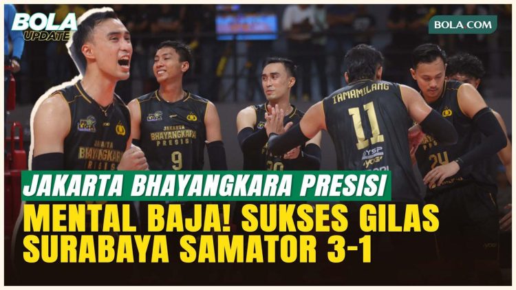 Surabaya Terkalahkan Jakarta Bhayangkara Presisi 3-1 dalam Empat Set yang Dramatis