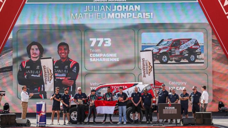 Debut Gemilang Julian Johan di Dakar 2026, Banggakan Nama Indonesia Setelah Finis Kelima Dakar Classic