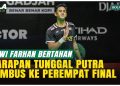 Alwi Farhan Melaju ke Perempat Final Turnamen Indonesia Masters 2026 dengan Drama