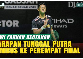 Alwi Farhan Melaju ke Perempat Final Turnamen Indonesia Masters 2026 dengan Drama